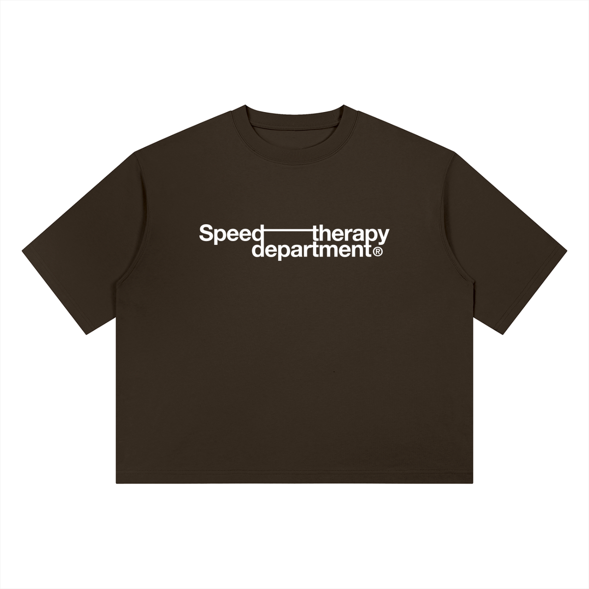 Speed therapy department Heavyweight Boxy T-Shirt