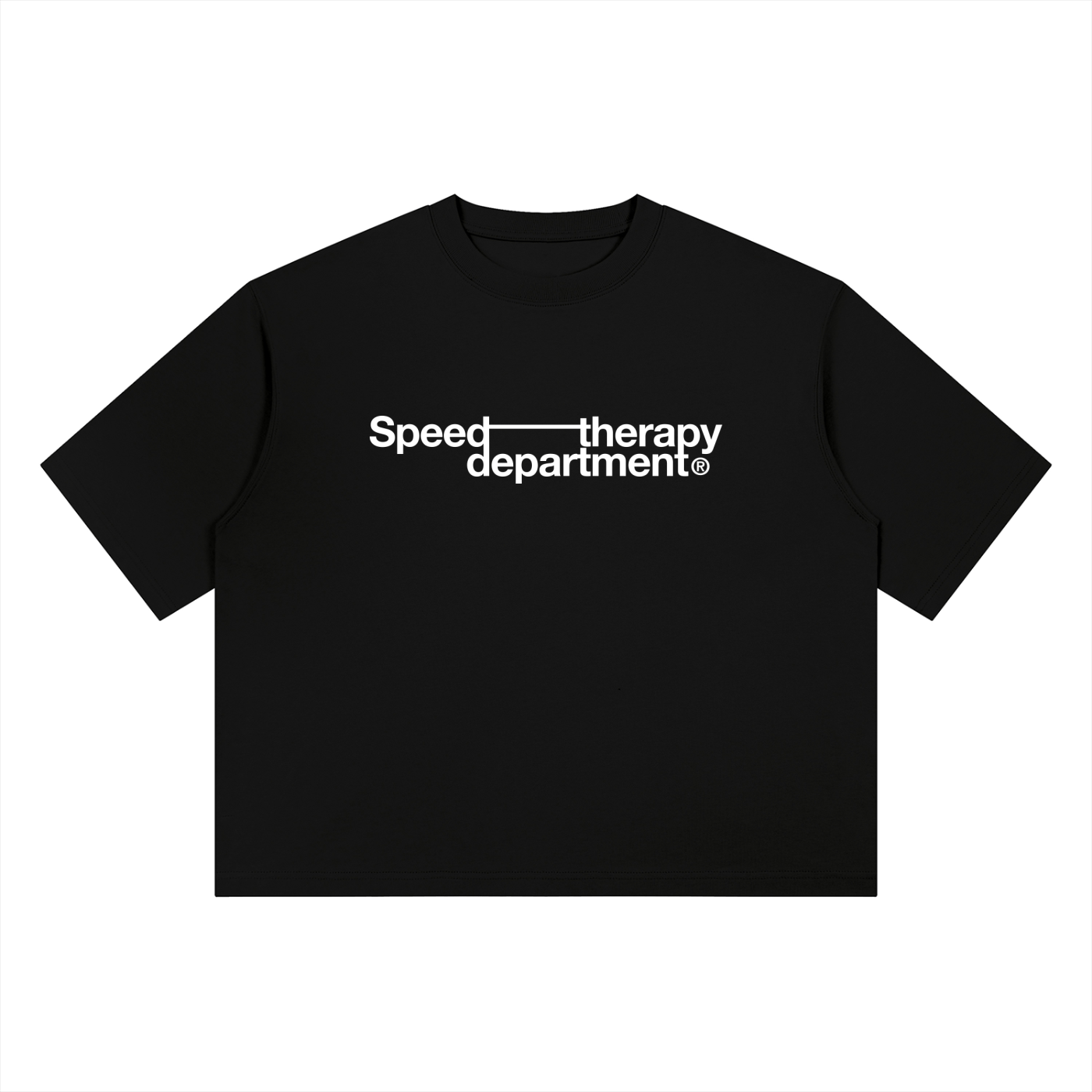 Speed therapy department Heavyweight Boxy T-Shirt