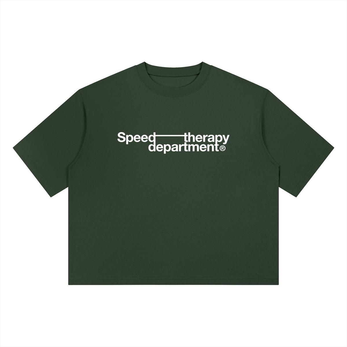 Speed therapy department Heavyweight Boxy T-Shirt
